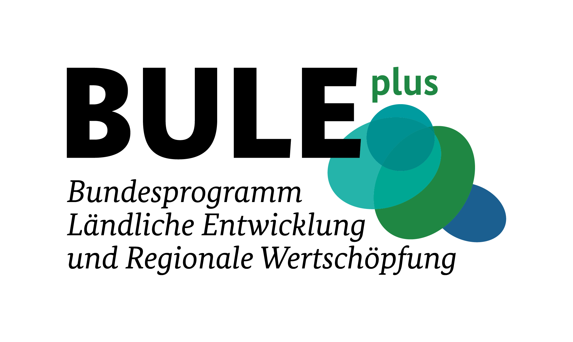 Logo: Bundesprogramm Ländliche Entwicklung und Regionale Wertschöpfung (BULEplus)
