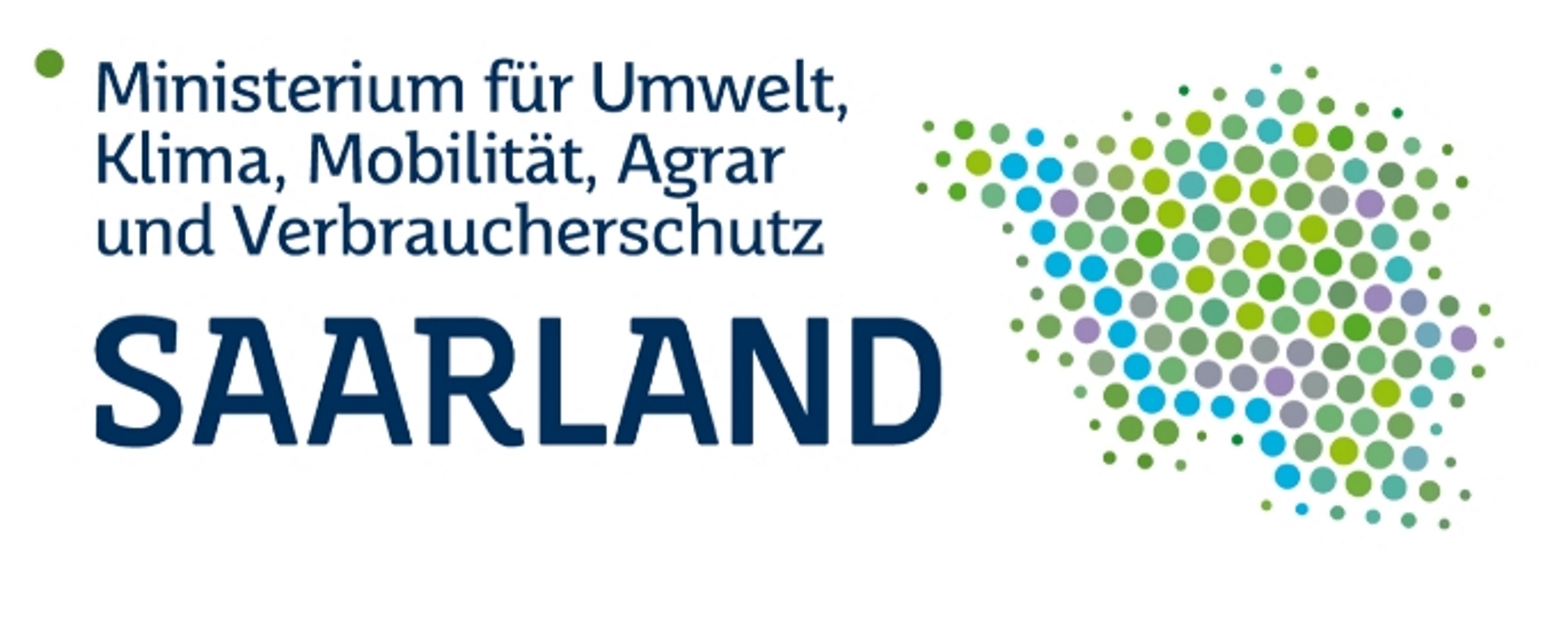 Logo: Ministerium für Umwelt, Klima, Mobilität, Agrar und Verbraucherschutz Saarland
